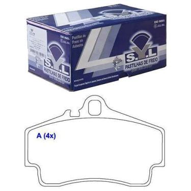 Imagem de Pastilha De Freio Traseira - Sistema Brembo - BOXSTER 96 / PORSCHE 911