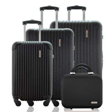 Imagem de Kit Conjunto 3 Malas Rígidas 360° com Frasqueira - Gladiador A2C3