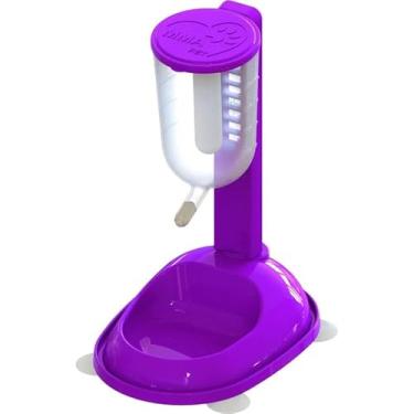 Imagem de Comedouro e bebedouro automático para hamsters (Lilás)