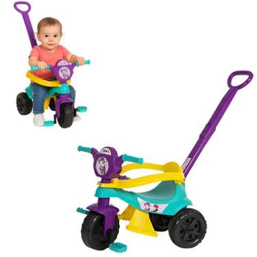 Imagem de Triciclo Infantil Passeio Patrulha Tiffany Canina Empurrador - Kendy B