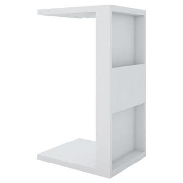 Imagem de Mesa De Apoio Para Notebook E Sofá Branco Book Líder Design