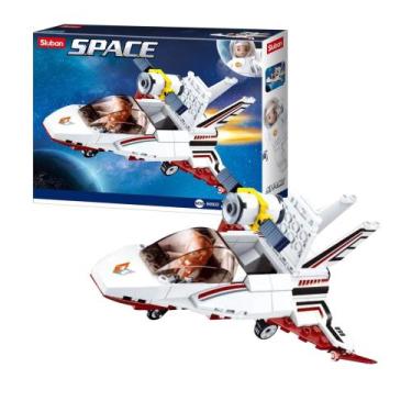 Imagem de Brinquedo Cubic Saturn Nave Espacial 115 Peças Multikids Blocos de Mon