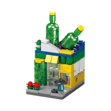 Imagem de Kit de Blocos de Construção DIY - Arquitetura, Filme Clássico e Vista 