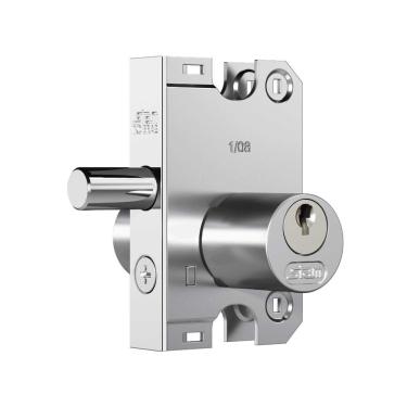 Imagem de Fechadura Vidro Externa 2002 Cromado Cilindro Redondo - Stam