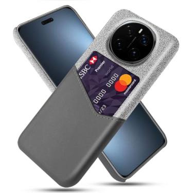 Imagem de Capa para Honor Magic7 PRO,Anti-deslizamento,Proteção contra quedas de 360°,Resistência à impressão digital,Tela e caso de couro PU com 1 slot de cartão atrás-Gray