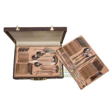 Imagem de Kit talheres 84 peças com detalhes em dourado - Sa, Songle, Nakazaki o