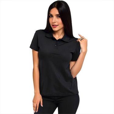 Imagem de Camisa Polo Feminina Camiseta Gola Atacado Uniforme Piquet - Vesttuari