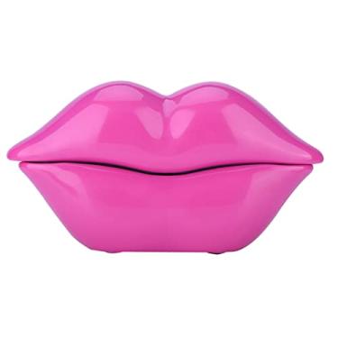 Imagem de SUNGOOYUE Marca de Arame de Telefone Plásticos de Plástico de Lábios Chiques Rose Rose, áudio Transparente, ótimo Complemento para a Cultura Doméstica, Ideal para Parentes