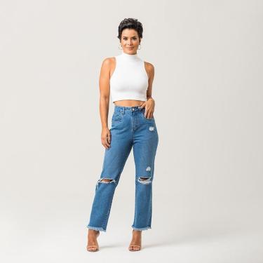 Imagem de Calça Jeans Feminina Destroyed Disparate-Feminino