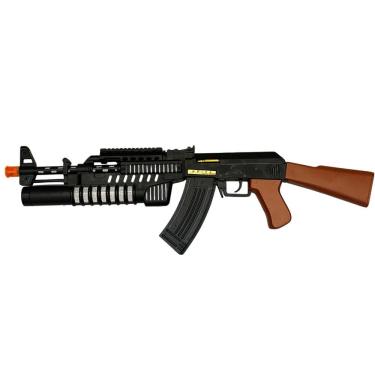 Imagem de Brinquedo Nerf De Plástico Com Movimento Luz E Som 53cm