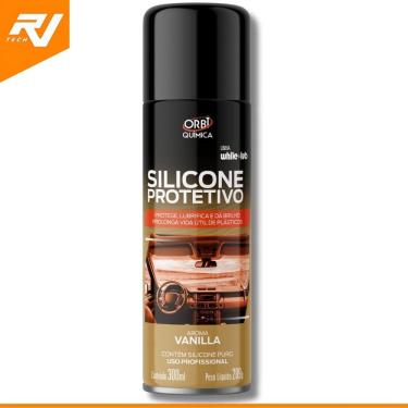 Imagem de Silicone Spray 300ml Orbi Restaurador Para Painel De Carro Plástico Couro Borracha Canaleta Dobradiças