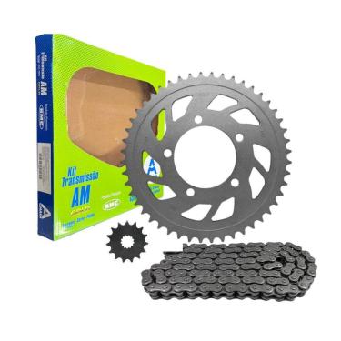 Imagem de Kit Relação Hornet Cb600 2008 A 2014 Com Retentor Aço 1045