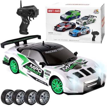 Imagem de Carrinho Drift Recarregável 2.4Ghz +4 Pneus Skyline GT-R - Toy King