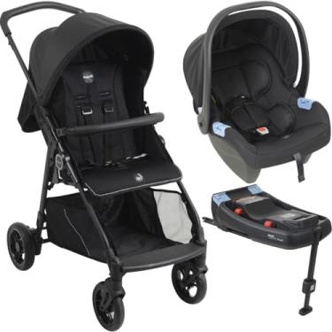 Imagem de Carrinho com Bebe Conforto e Base ISOFIX Burigotto Lui Grafite