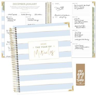 Imagem de bloom daily planners Organizador de calendário de capa dura Cleerely Stated 2026 (janeiro de 2026 a dezembro de 2026) - Livro de agenda cristã mensal/semanal baseado em fé religiosa - 17,8 cm x 23 cm
