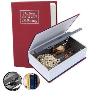 Imagem de Cofre Camuflado Forma De Livro Dicionário Com Chave - Tesla Store