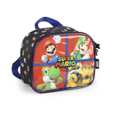 Imagem de Lancheira Térmica Escolar Super Mario Personagens Luxcel