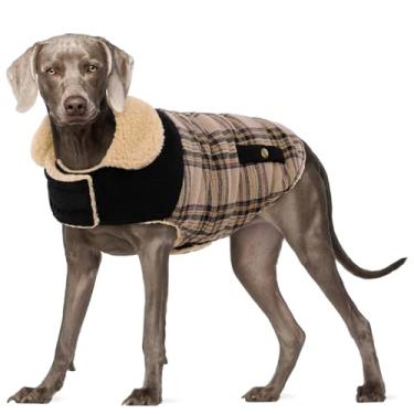 Imagem de Jaqueta de inverno para cães extragrande, casacos de clima frio à prova de vento para animais de estimação, jaqueta de neve, Golden Retriever, Labrador Retriever, Husky, bege GG