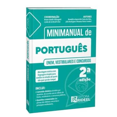 Imagem de Minimanual De Português: Enem, Vestibulares E Concursos