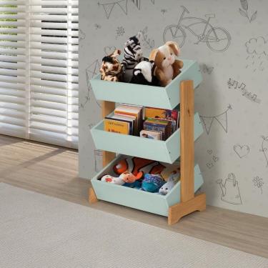 Imagem de Estante Organizadora 84cm x 54cm Infantil Verde