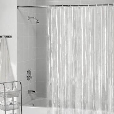 Imagem de Cortina Transp Box 1,38x2,00 +varão Extensível De 70 A 120cm