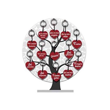 Imagem de Aracne Italy Porta-chaves Arredo Display Hearts, tamanho único