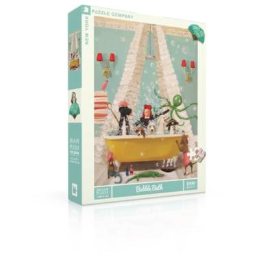Imagem de New York Puzzle Company - Janet Hill Bubble Bath - 1000 Piece Jigsaw Puzzle for Family Game Nights by Janet Hill