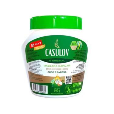Imagem de Máscara Capilar Casulov 2 em 1 Coco e Babosa 500g - JOLLY