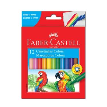 Imagem de CANETA HIDROGRAFICA 12 CORES PRESTO COLOR - Faber-Castell