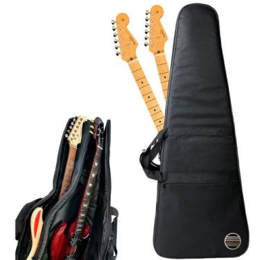 Imagem de Bag capa dupla para 2 guitarras Super luxo MXP - Music Experience