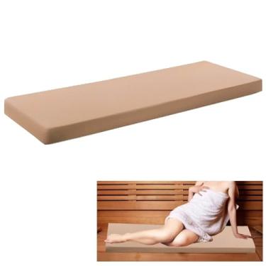 Imagem de Almofadas de assento de sauna, almofada de sauna impermeável, almofada de banco espessa para acessórios infravermelhos de sauna, tapete de isolamento para sauna