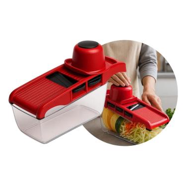 Imagem de Fatiador De Alimentos Cortador De Legumes Mandoline 10 Em 1 Maxbraz