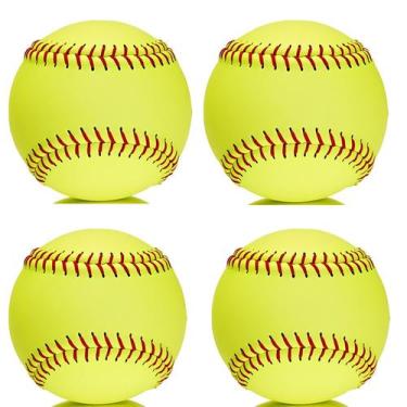Imagem de Softballs OMYOPY, tamanho oficial, pacote Fastpitch Practice, 12
