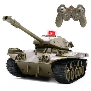 Imagem de Tanque RC BEAURE M41A3 American Army Battle com luzes e sons
