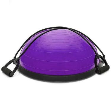 Imagem de Meia bola roxo com alças WCT Fitness 