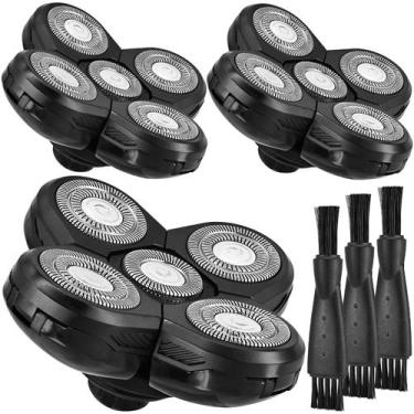 Imagem de Pacote de 3 lâminas de reposição BENACES para barbeadores de cabeça ca