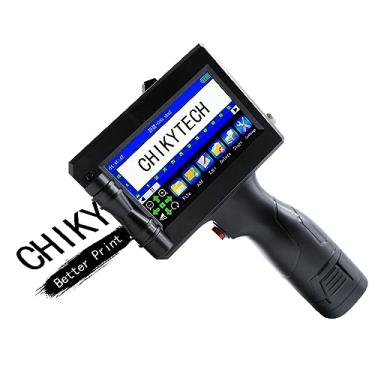 Imagem de Impressora portátil a jato de tinta, impressora inteligente portátil atualizada com tela sensível ao toque de 11 cm, impressora Codificadora a jato de tinta Mobole para etiqueta de logotipo Code Date