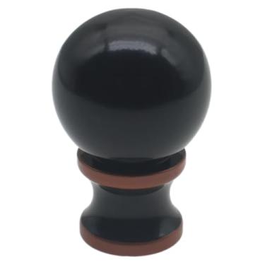 Imagem de HAJXZH Acabamento de lâmpada com orifício rosqueado de 1/4 a 28 remates de substituição para abajur, abajur, parafuso, abajur, abajur, abajur para mesa, lâmpadas de chão, botão de topo de lâmpada