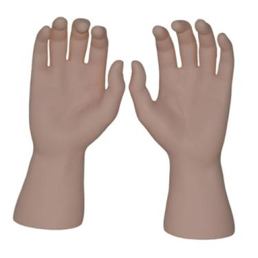 Imagem de Kokiya Modelos de mãos masculinas Decorações de Halloween Loja de novidades Piadas Brinquedos Adultos Manequins de mão fáceis de limpar para exibição de, Cor Da Pele