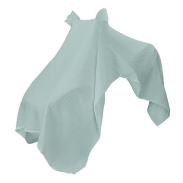 Imagem de EHJRE Capa para cadeirinha de carro para meninas e meninos, capa para canguru, macia, à prova de vento, ajuste universal, proteção solar de verão, dossel, Verde