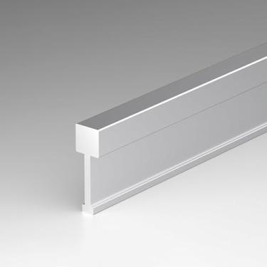 Imagem de Tira De Transição De Perfil Em T Para Revestimentos De Piso - 2 Peças, Perfil De Compensação De Soleira De Porta De 125 Cm, Perfeito Para Bordas Limpas E Transições Suaves, Silber, Breite: 2.9 mm