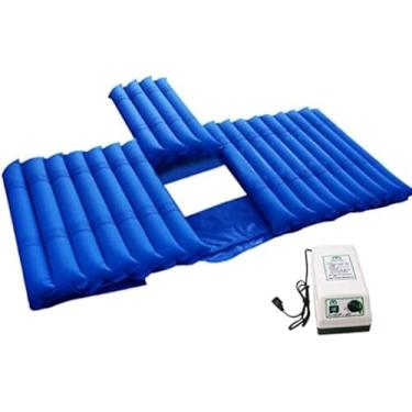 Imagem de Colchão De Ar, Colchão Da Cama Da Assistência Ao Domicílio Do Hospital Com Bomba Ajustável, Bolsa A Ar Destacável, Almofada De Colchão Inflável Para A, With Convenient Hole