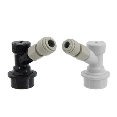 Imagem de Fabricação caseira de cerveja Ball Lock Gas & Beer Keg Disconnect with 8/9.5mm Push In Fitting Homebrew Draft Beer Corny Style Ball Lock Keg Dispenser Acessórios para vinho(8mm)
