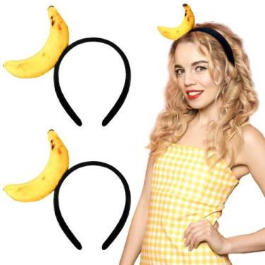 Imagem de Acessórios de fantasia Knitgrip Banana Headband Funny 2 peças
