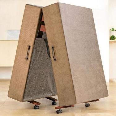 Imagem de Cama Dobrável, Solteiro de Abrir com Colchão Embutido 70cm x 190cm Ken