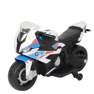 Imagem de MINI MOTO ELETRICA INFANTIL 12V BMW S1000RR BRANCA - IMPORTWAY