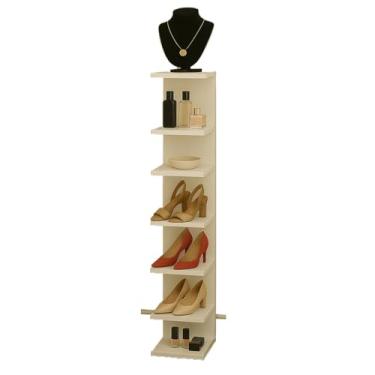 Imagem de Prateleira MDF Branca 170cm | Estante Multiuso para Todos os Ambientes (170cm)