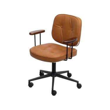 Imagem de Cadeira Office Ancara em PU Base Rodízio (Caramelo)