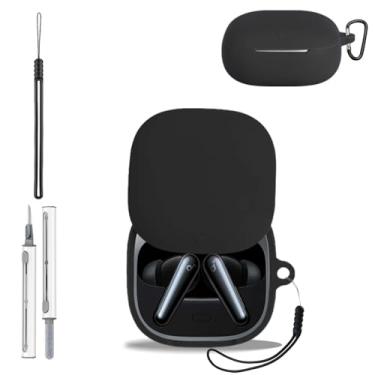 Imagem de Capa para Anker Soundcore Liberty 5, capa protetora de silicone para fones de ouvido Anker Soundcore Liberty5, capa de corpo inteiro à prova de choque com proteção contra arranhões, com chaveiro