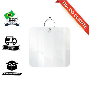 Imagem de Espelho Decorativo Aramado Wire Boll Preto 50X50Cm Quadrado